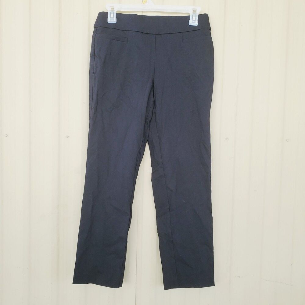 Liz Claiborne Black Pull-On Pants Size 4P Short